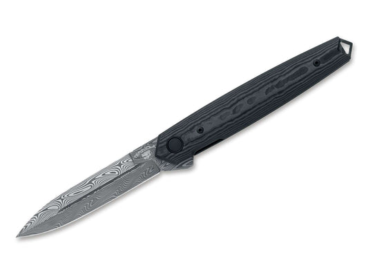 Briceag Terzuola Pacifico Damascus Black Camo CF Fox Knives- EDC, Fiabil