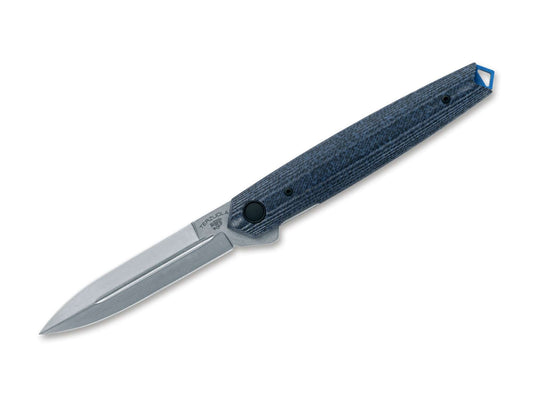Briceag Terzuola Pacifico MagnaCut Denim Micarta Fox Knives- Lama MagnaCut, Maner Denim