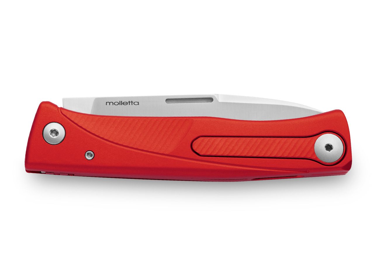 Briceag Thrill Red LionSteel- Lama Böhler M390, Maner din Aluminiu Rosu