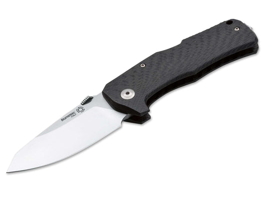 Briceag TM1 Carbon LionSteel- Maner Fibra de Carbon, Sistem Backlock