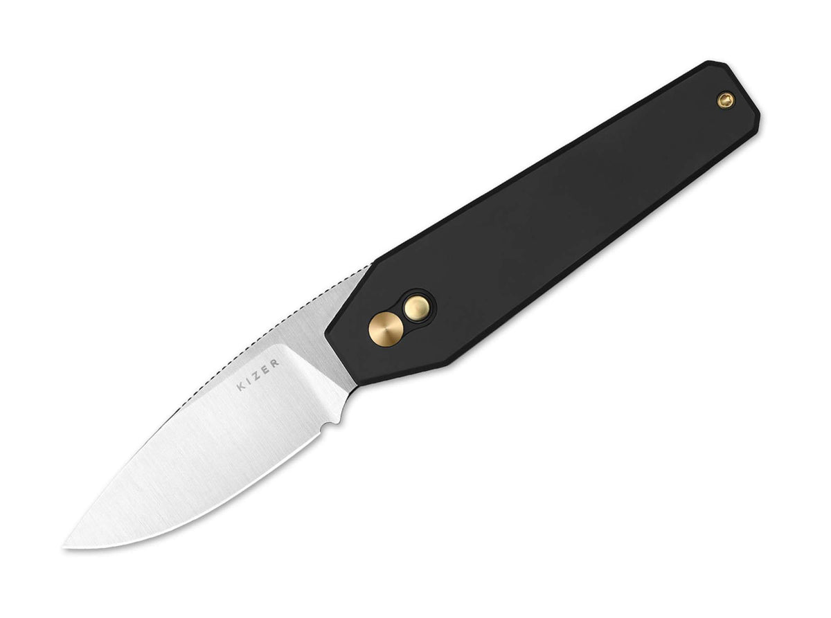 Briceag Tomb Nitro-V Aluminum Black Kizer- Lama Nitro-V, Blocare Button Lock