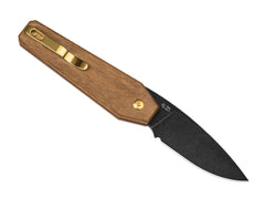 Briceag Tomb Nitro-V Black Stonewash Mkuruti Wood Kizer- Design Unic, EDC