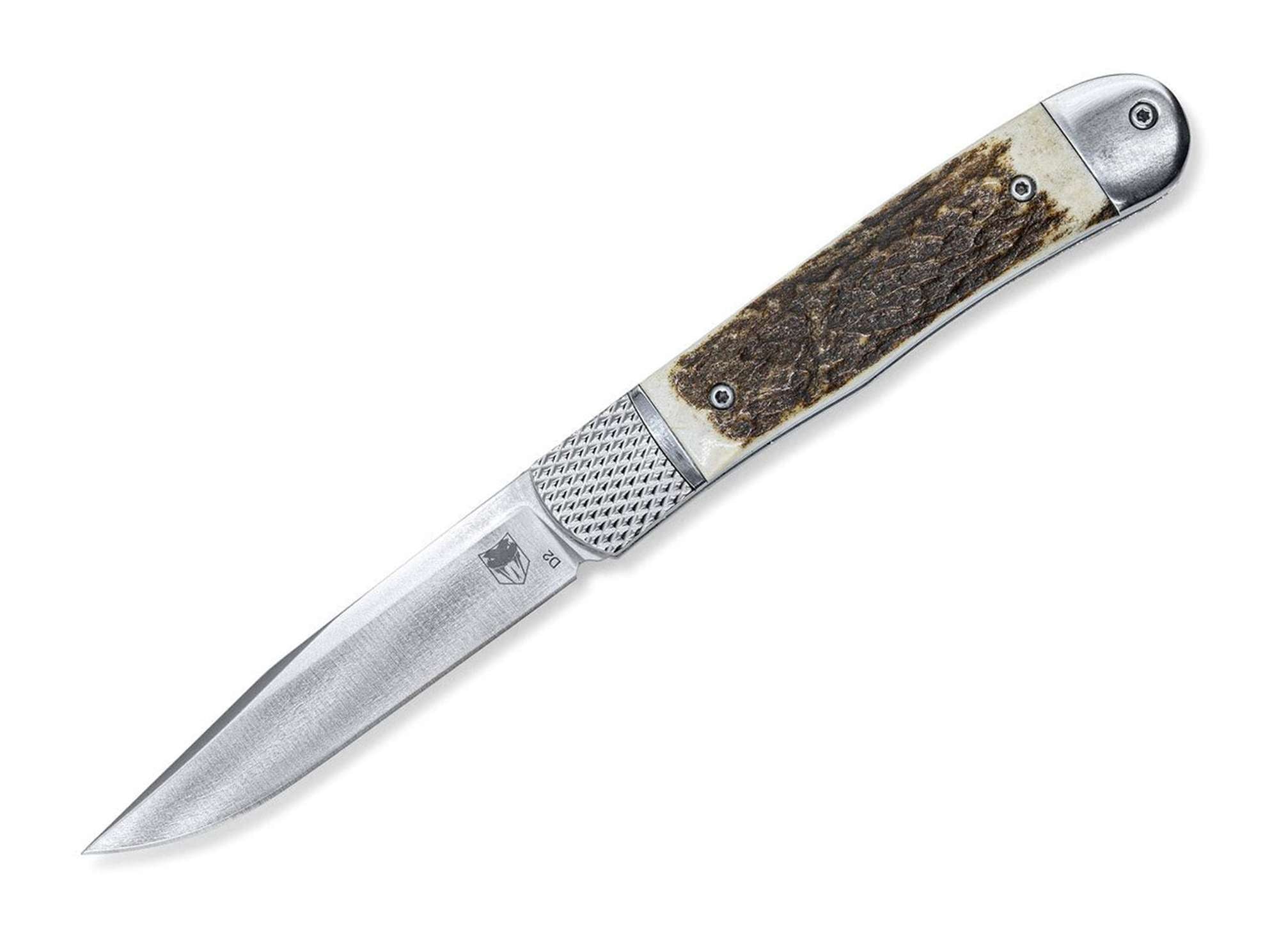 Briceag Trapper Hidden Release Stag CobraTec- Deschidere Ascunsă, Design Fiabil