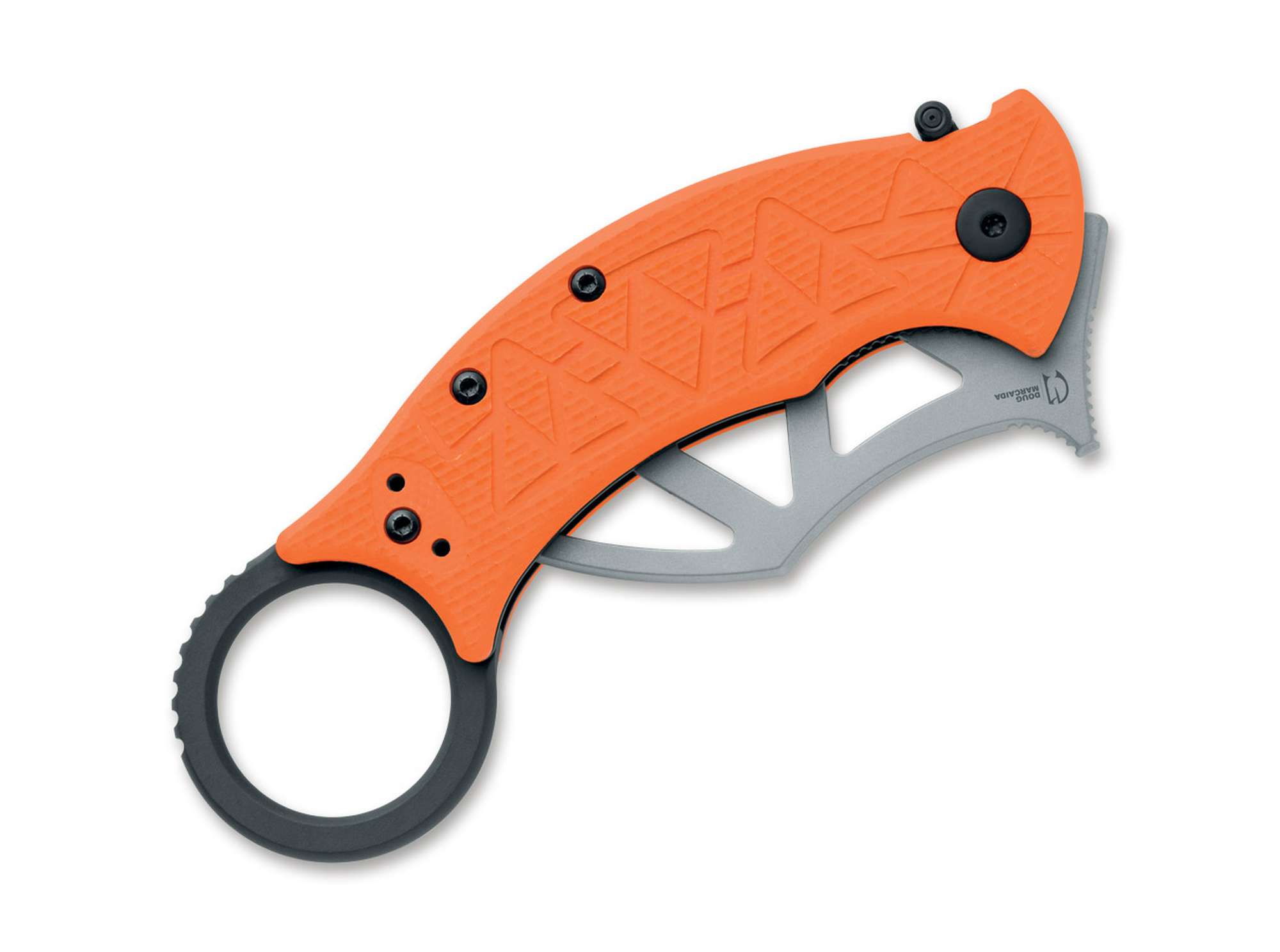 Briceag Tribal K Training G10 Orange Fox Knives- Lama Antrenament, Maner G10 Portocaliu
