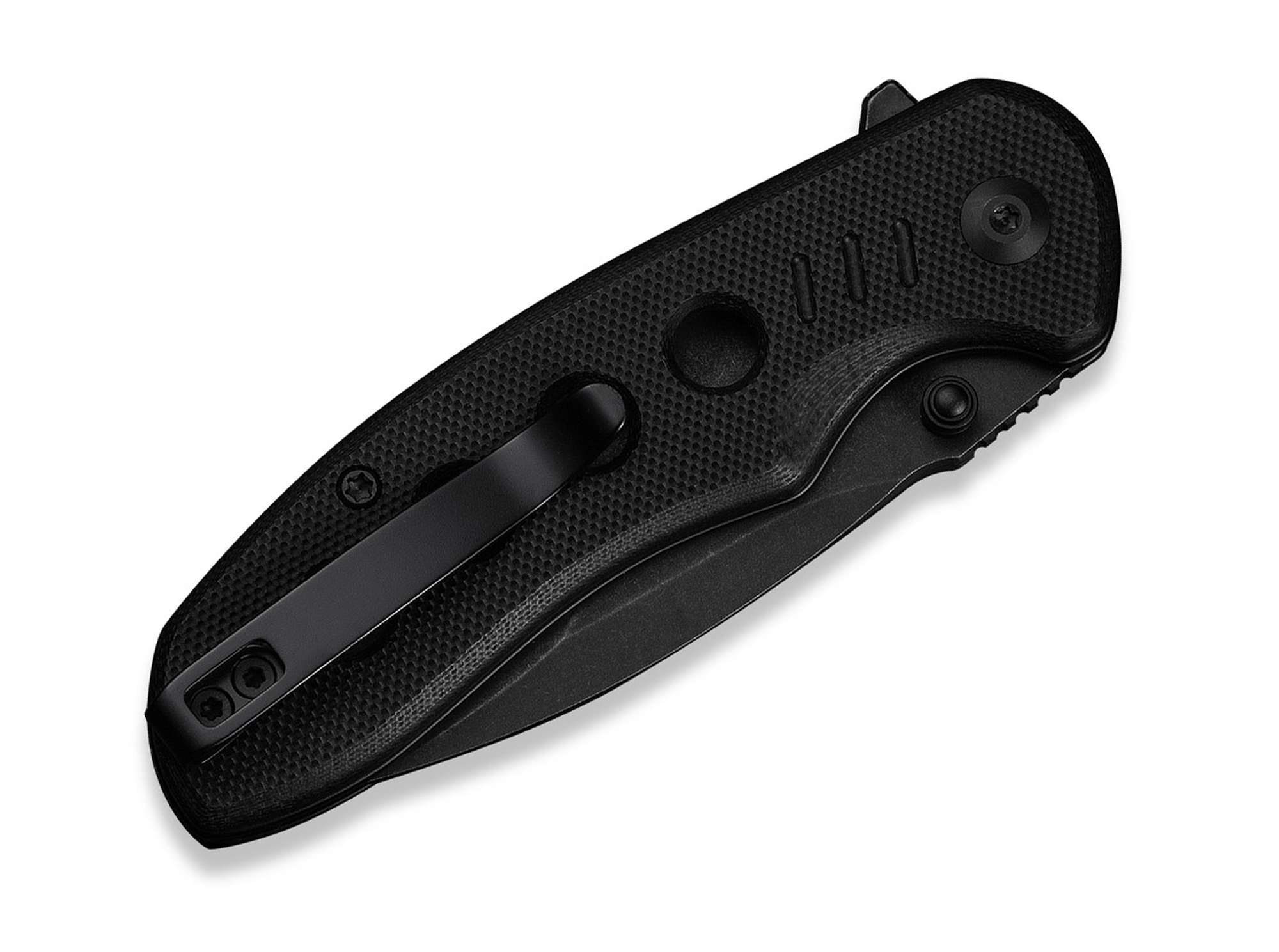 Briceag Triptych G10 All Black CIVIVI- Lama, Maner G10 Negru