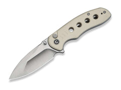 Briceag Triptych Ivory G10 CIVIVI- Lama, Maner G10 Perforat