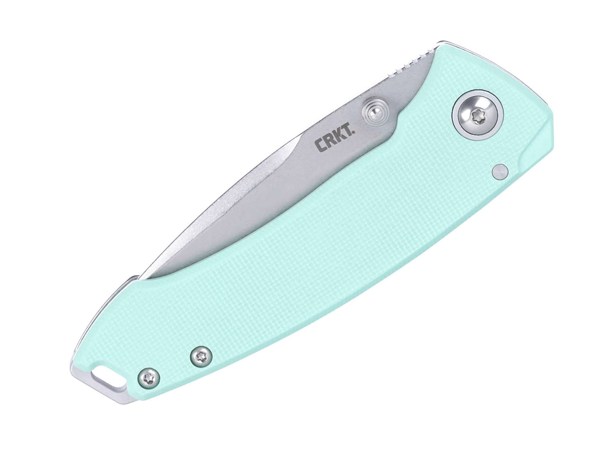 Briceag Tuna Compact Frame Lock G10 Blue CRKT- Design Compact, Maner G10 Albastru