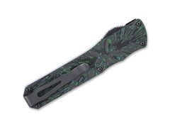 Briceag Twist Tighe Compact Automatic Green CRKT- Maner Camuflaj, Mecanism OTF
