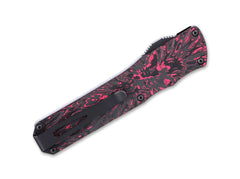 Briceag Twist Tighe Compact Automatic Rose Quartz CRKT- Mecanism OTF Automat, Lama MagnaCut