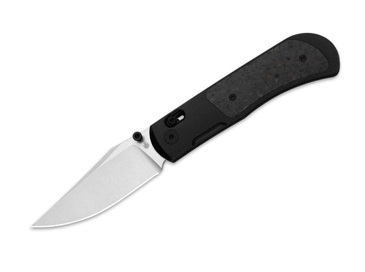 Briceag Tycho M390 Black Ti CF Kizer- Lama M390, Maner Ti-CF