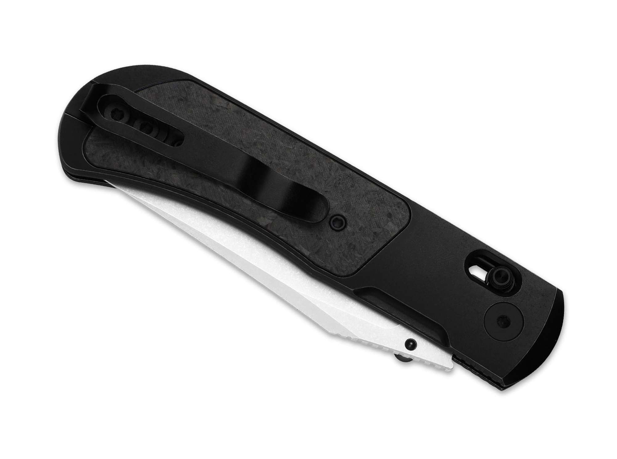 Briceag Tycho M390 Black Ti CF Kizer- Lama M390, Maner Ti-CF