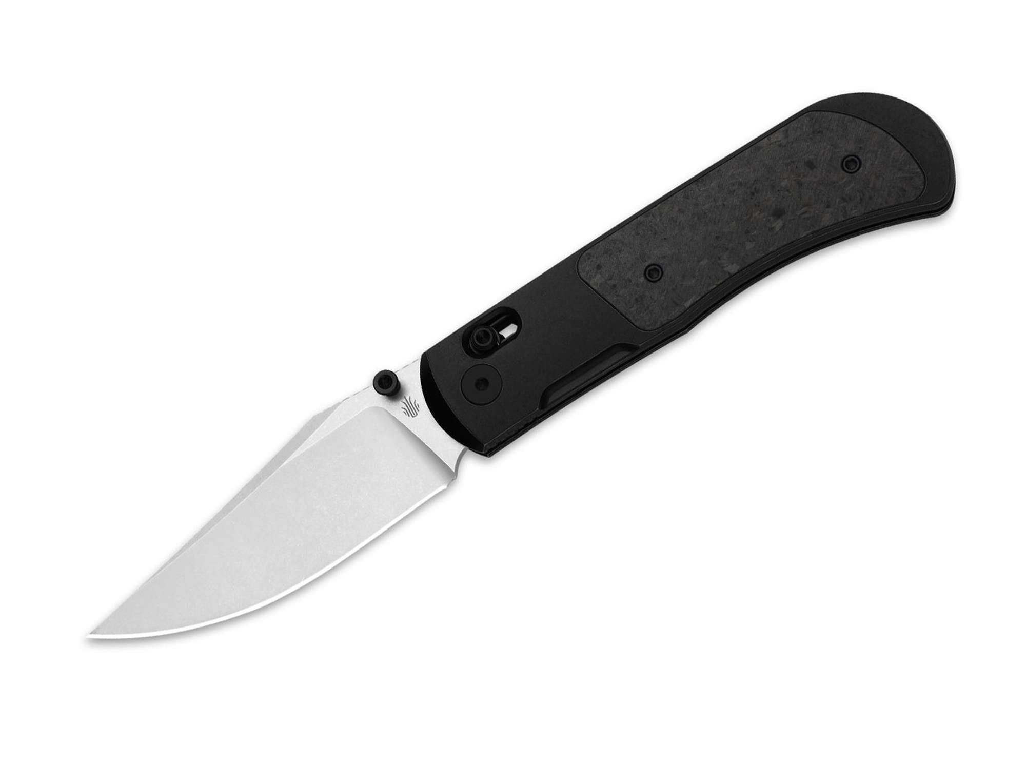 Briceag Tycho M390 Black Ti CF Kizer- Lama M390, Maner Ti-CF