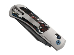 Briceag Tycho S45VN Ti Blue & Red Fat Carbon DLC Kizer- S45VN, Titan