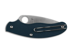 Briceag UK Pen Knife Dark Blue Spyderco- Utilizare EDC, Mecanism Slipjoint