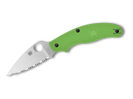 Briceag UK Pen Knife Salt Green LC200N SpyderEdge Spyderco- Rezistent, Zimtat