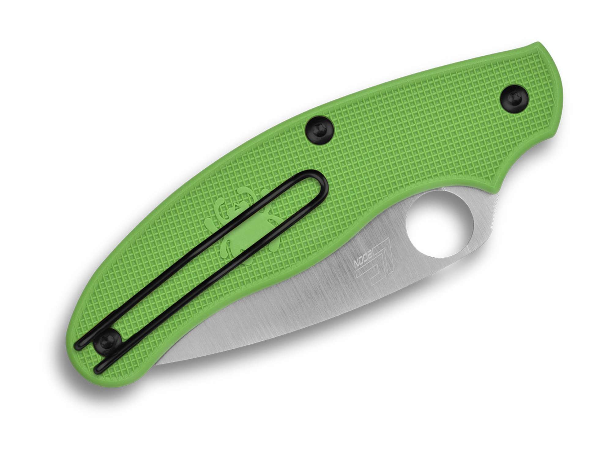 Briceag UK Pen Knife Salt Green LC200N SpyderEdge Spyderco- Rezistent, Zimtat