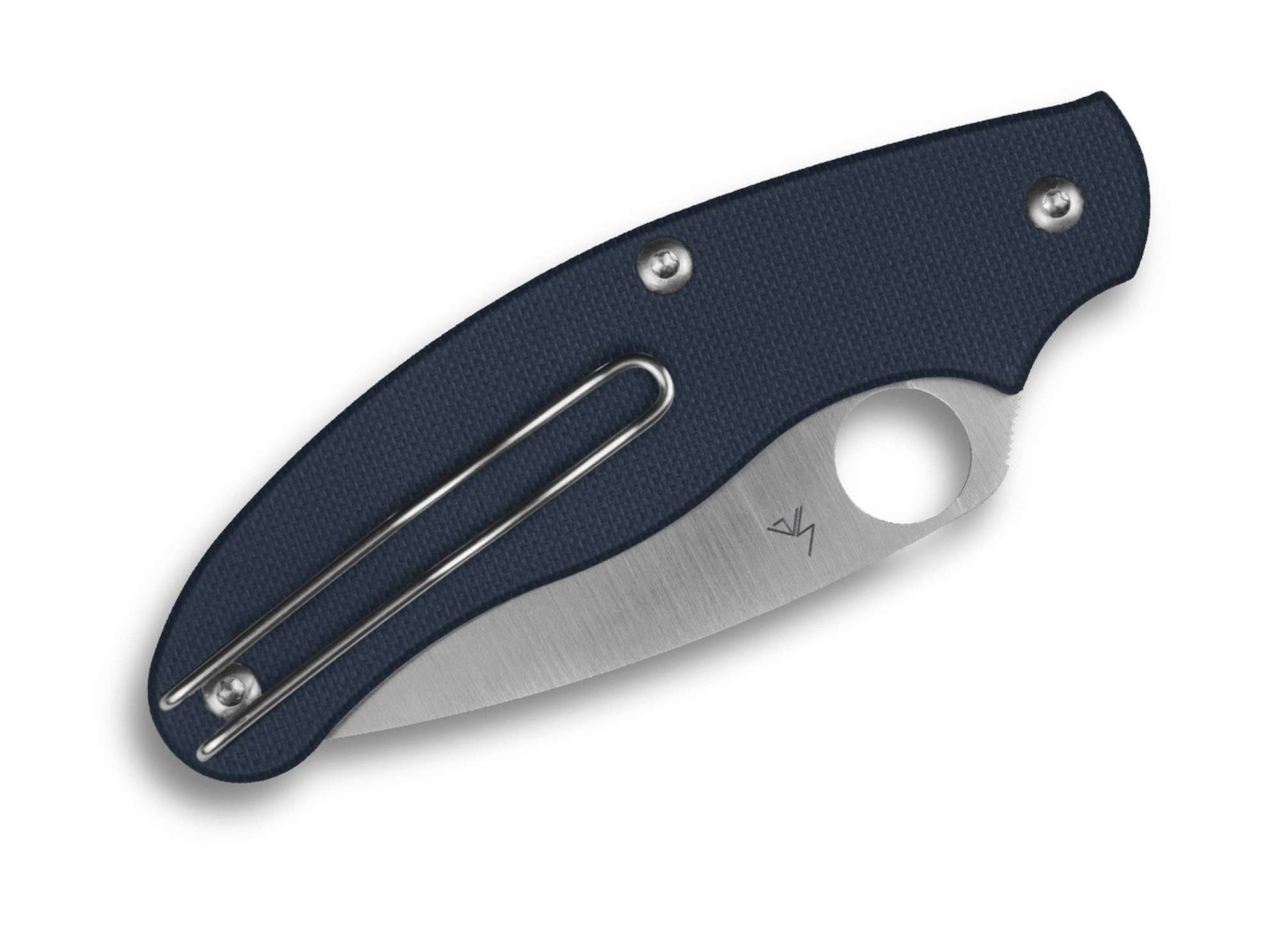 Briceag UK Penknife Cobalt Blue G10 CPM-SPY27 PlainEdge Spyderco- Mecanism non-blocabil, Utilizare EDC