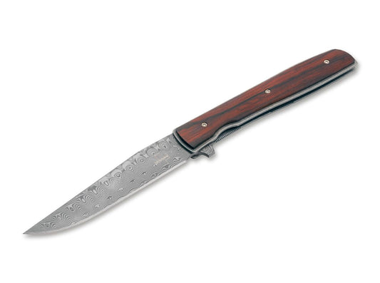 Briceag Urban Trapper Cocobolo Damascus Böker- Lama Damasc, Maner Cocobolo