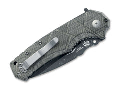 Briceag Uro Folder Micarta OD Green Fox Knives- Lama Niolox Masiva, Linerlock Fiabil