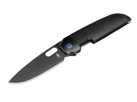 Briceag Varatas Titanium Black Kizer- Maner Titan Negru, Lama CPM-S-35VN