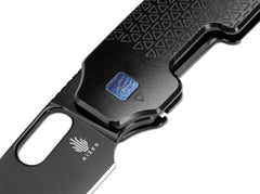Briceag Varatas Titanium Black Kizer- Maner Titan Negru, Lama CPM-S-35VN