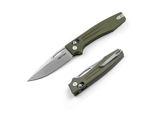 Briceag Vena Nitro-V Green G10 Real Steel- Otel Nitro-V, Maner G10 Verde