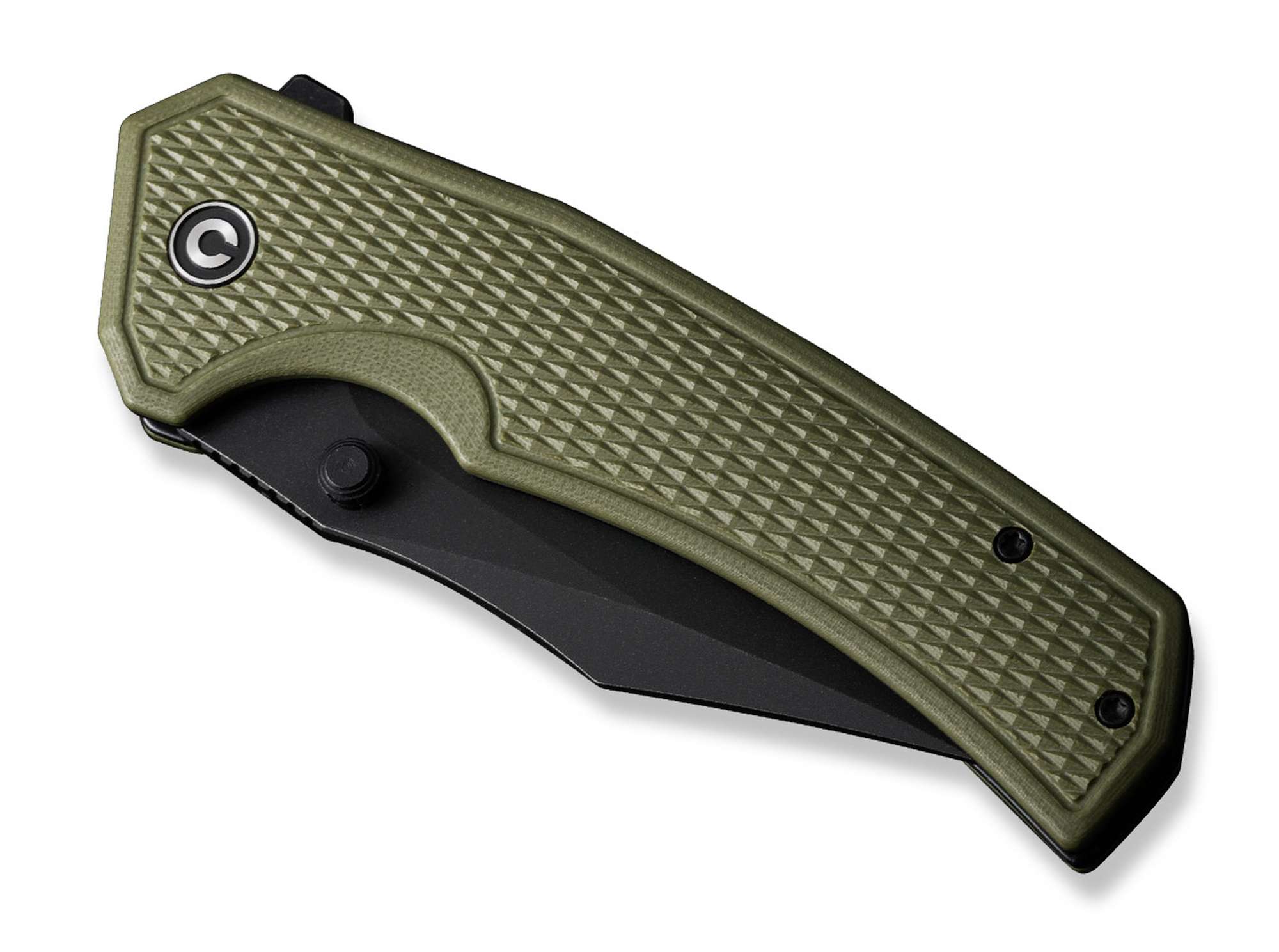 Briceag Vexillum Milled G10 OD Green CIVIVI- Lama Nitro-V, Sistem Liner Lock