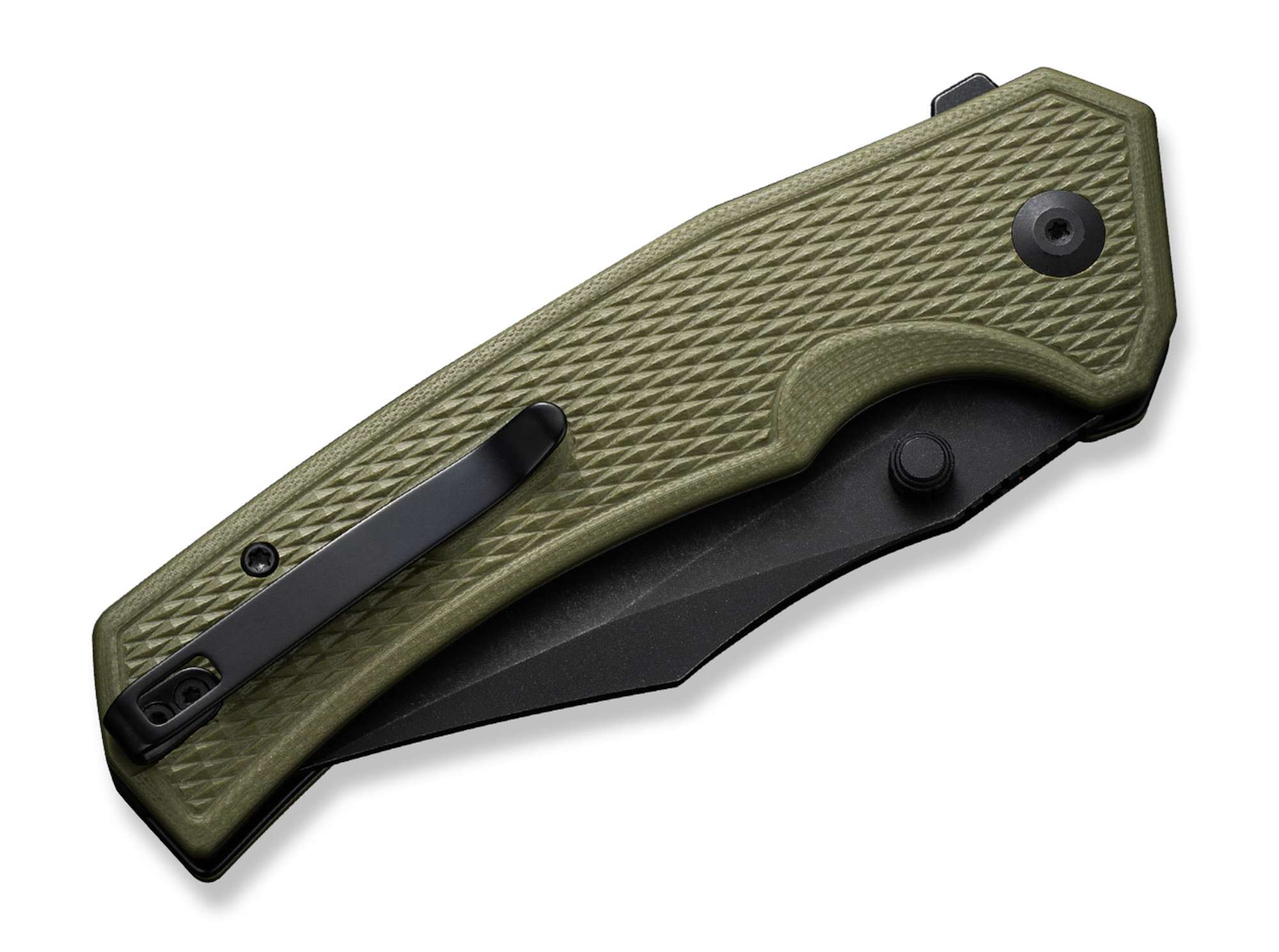 Briceag Vexillum Milled G10 OD Green CIVIVI- Lama Nitro-V, Sistem Liner Lock