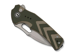 Briceag Vexron Milled Green & Tan G10 Stonewash CIVIVI- Mâner G10, Lamă Stonewash