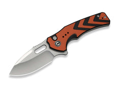 Briceag Vexron Milled Orange & Black G10 CIVIVI- G10, Button Lock