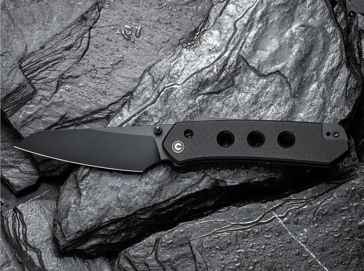 Briceag Vision FG G10 All Black CIVIVI- Lama Reverse Tanto, Maner G10