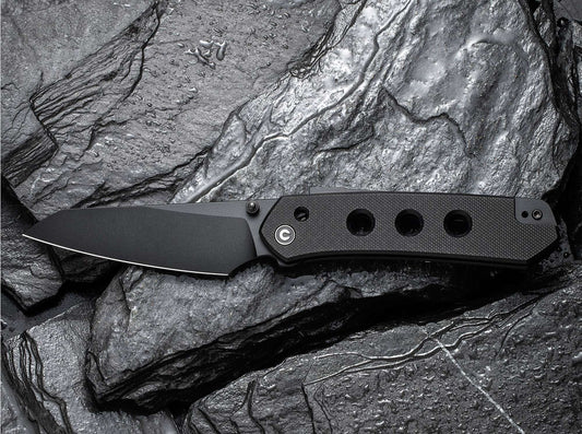 Briceag Vision FG G10 All Black CIVIVI- Lama Reverse Tanto, Maner G10