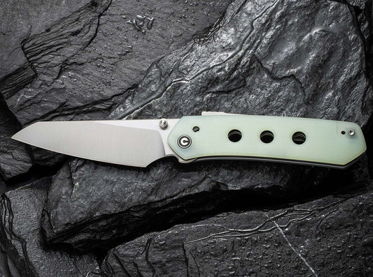 Briceag Vision FG G10 Jade CIVIVI- Lamă Tanto Inversă, Mâner G10 Verde Jade