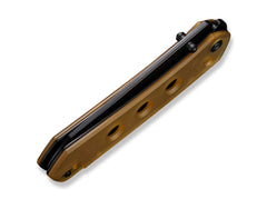 Briceag Vision FG Ultem Amber & Black CIVIVI- Lama Nitro-V, Maner Ultem Amber