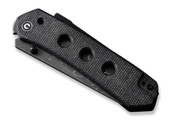 Briceag Vison FG Canvas Micarta Black Damascus CIVIVI- Lama Damascus, Maner Micarta Negru
