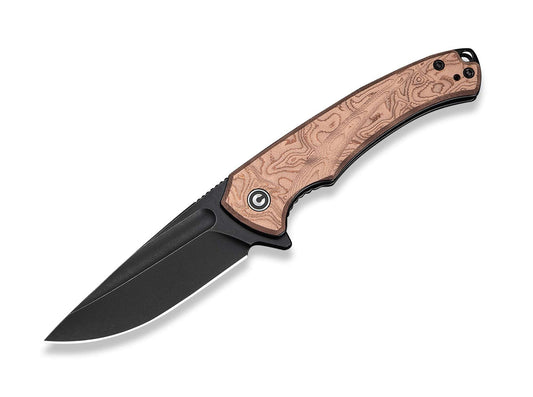 Briceag Voidflare Copper Foil G10 Black Stonewash CIVIVI- EDC, G10