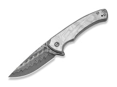 Briceag Voidflare Damascus Aluminum Foil G10 CIVIVI- Lama Damasc, Deschidere Fluida