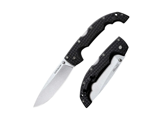 Briceag Voyager XL Drop Point Cold Steel- Design Robust, Utilizare Outdoor