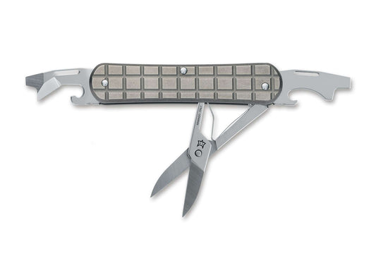 Briceag Vulpis 130-F3 Grenade Pattern Titanium Fox Knives- Maner Titan, Versatil