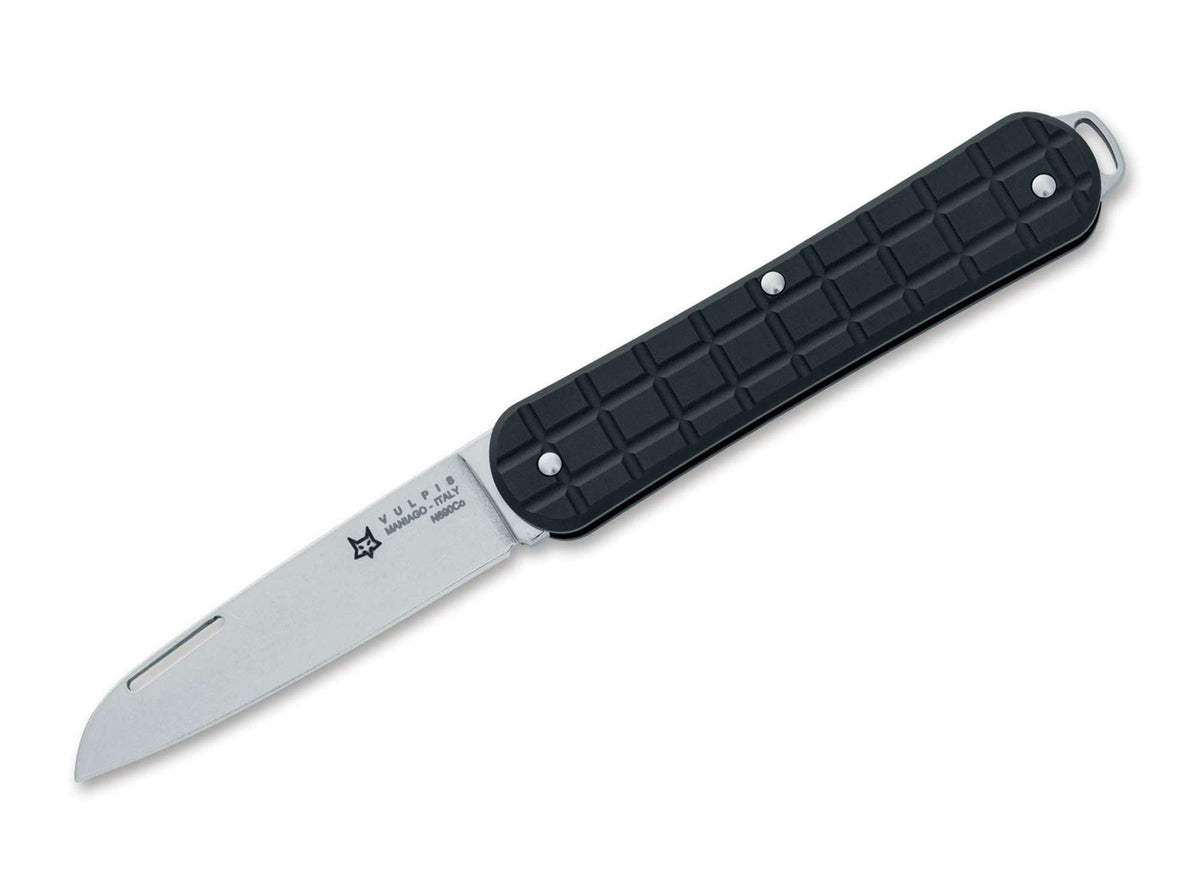 Briceag Vulpis 130 Grenade Pattern Aluminum Black Fox Knives- EDC, Fiabil