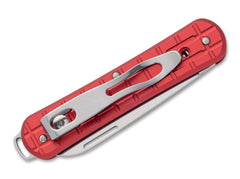 Briceag Vulpis 130 Grenade Pattern Aluminum Red Fox Knives- EDC, N690