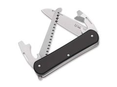 Briceag Vulpis 130-S4 Aluminum Black Fox Knives- Lamă Wharncliffe, Multifuncțional