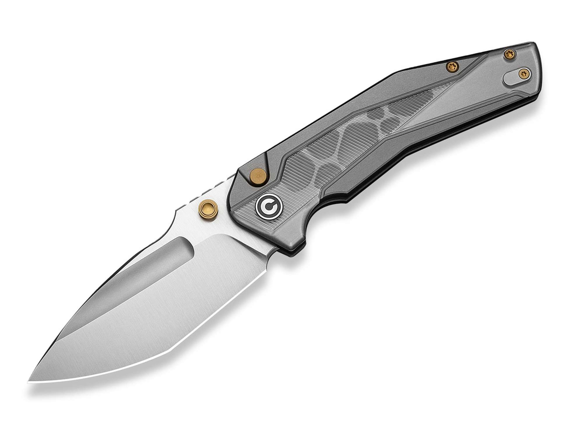 Briceag Wellmax Grey Aluminum Lexan CIVIVI- Editie Limitata, Otel