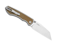 Briceag Wharning S45VN Brown Norplex Ultrex Micarta Kizer- S45VN, EDC