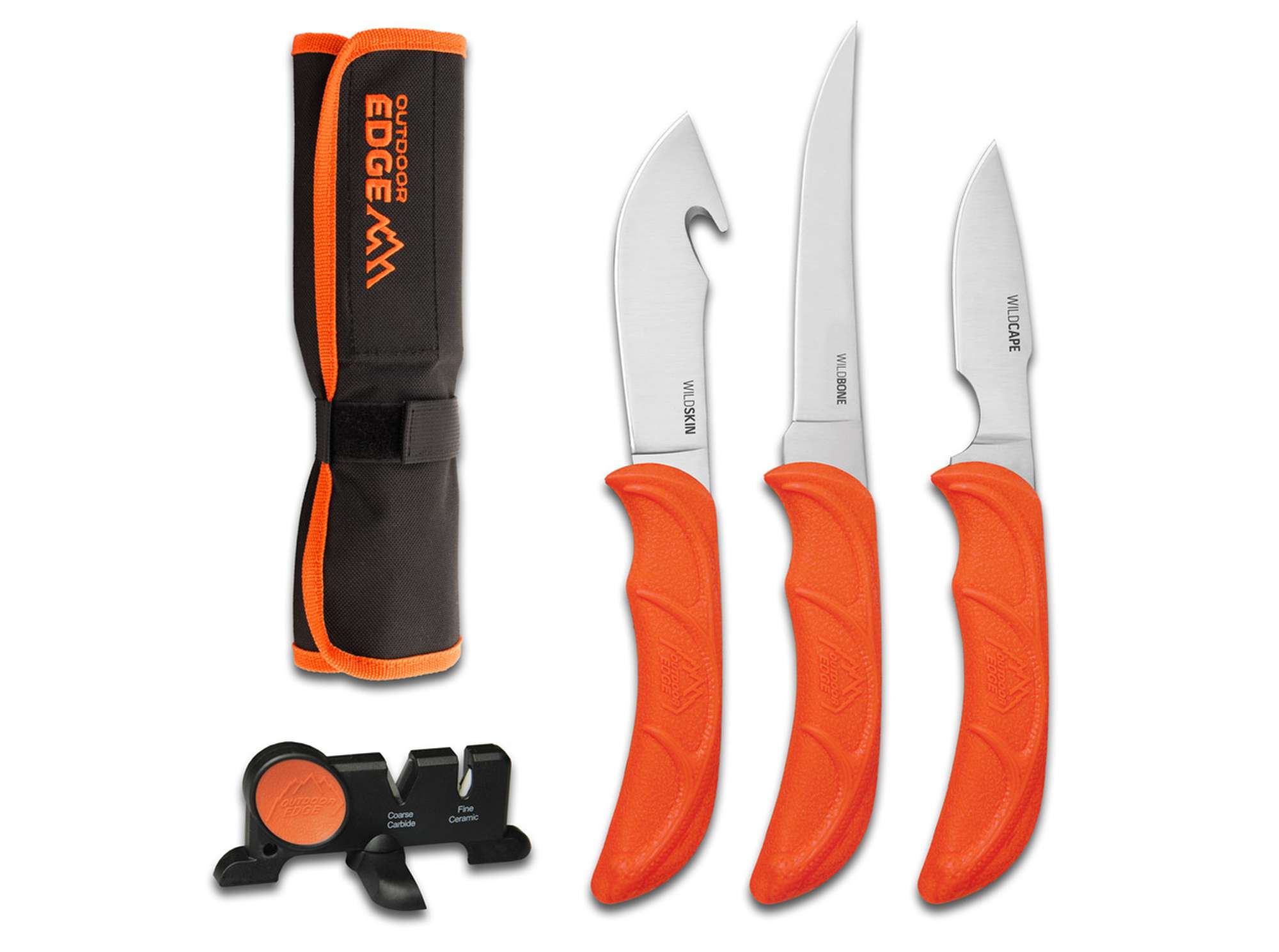 Briceag WildLite 4 Piece Roll Pack Knife Kit Outdoor Edge- Ascutit, Robust