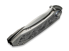 Briceag Winsome M390 Gray Ti Aluminum Foil CF WE Knife- Lama M390, Maner Titan
