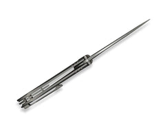 Briceag Winsome M390 Gray Ti Aluminum Foil CF WE Knife- Lama M390, Maner Titan