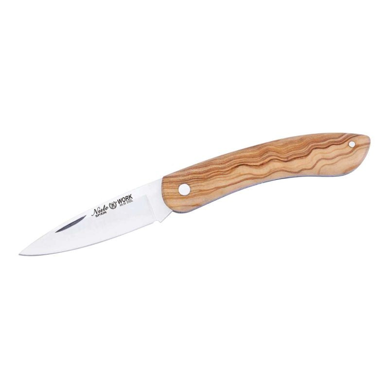 Briceag WORK Olivenholz Nieto - AN.58, Mâner Măslin, Slipjoint