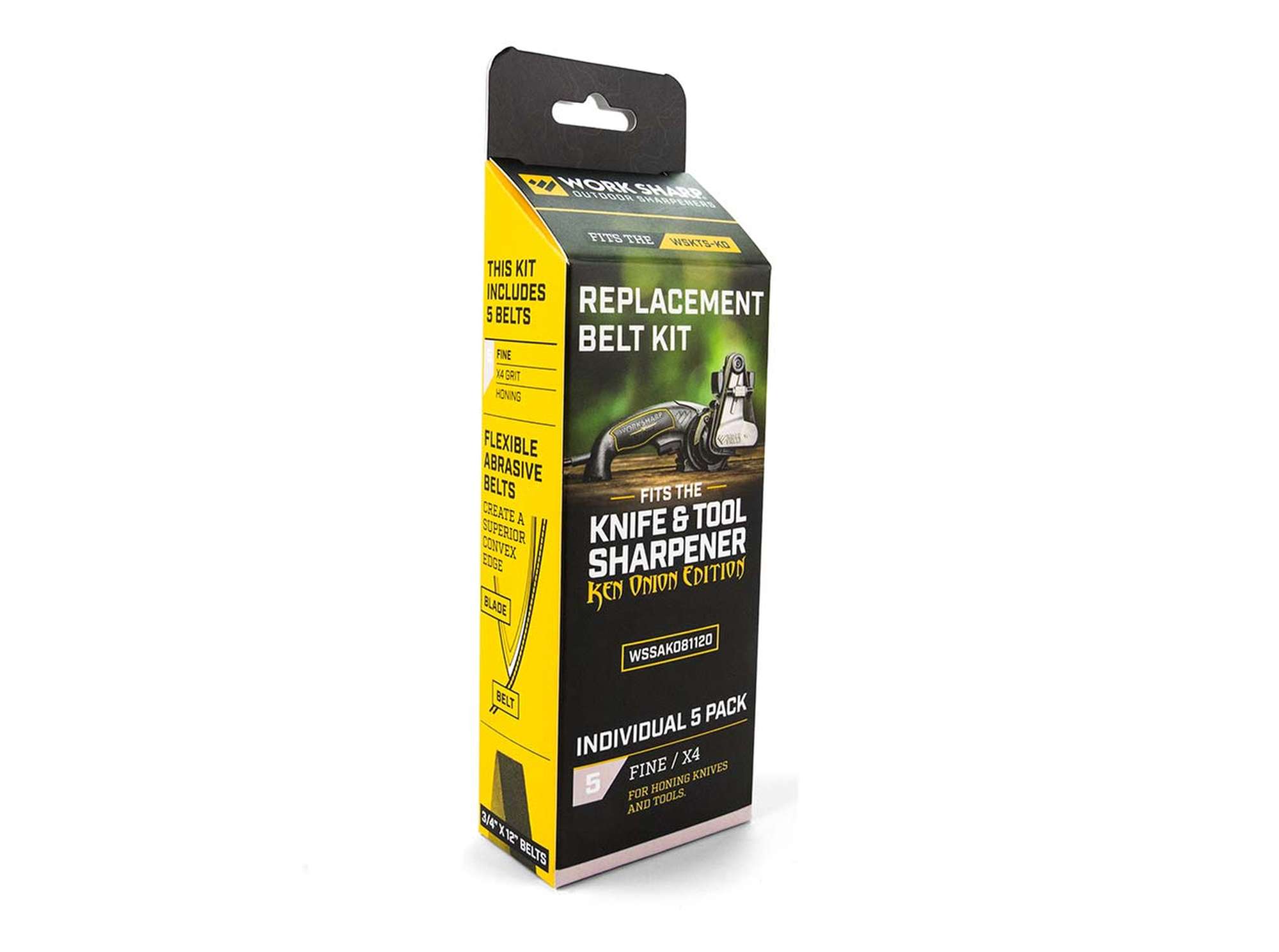 Briceag Work Sharp WSKTS Ken Onion Belt Kit X4 Darex, LLC- Granulatie 3000, Finisare Precisa