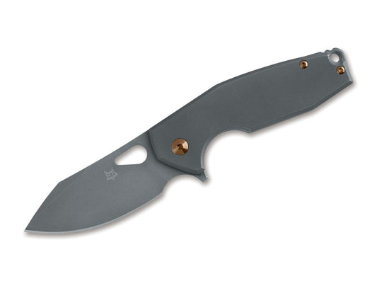 Briceag Yaru Titanium PVD Grey Fox Knives- Lama CPM-S-90V, Maner Titan